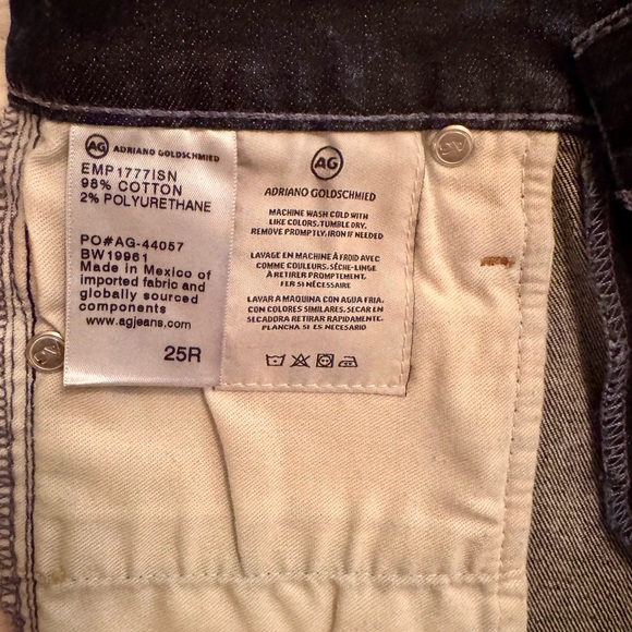 AG Adriano Goldschmied Dark Blue Skinny Jeans - Picture 2 of 3